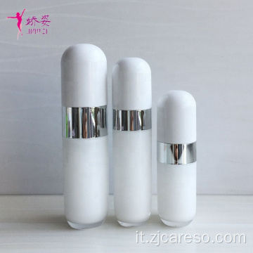 Confezione di vasetti di crema per bottiglie di lozione cosmetica di forma ovale